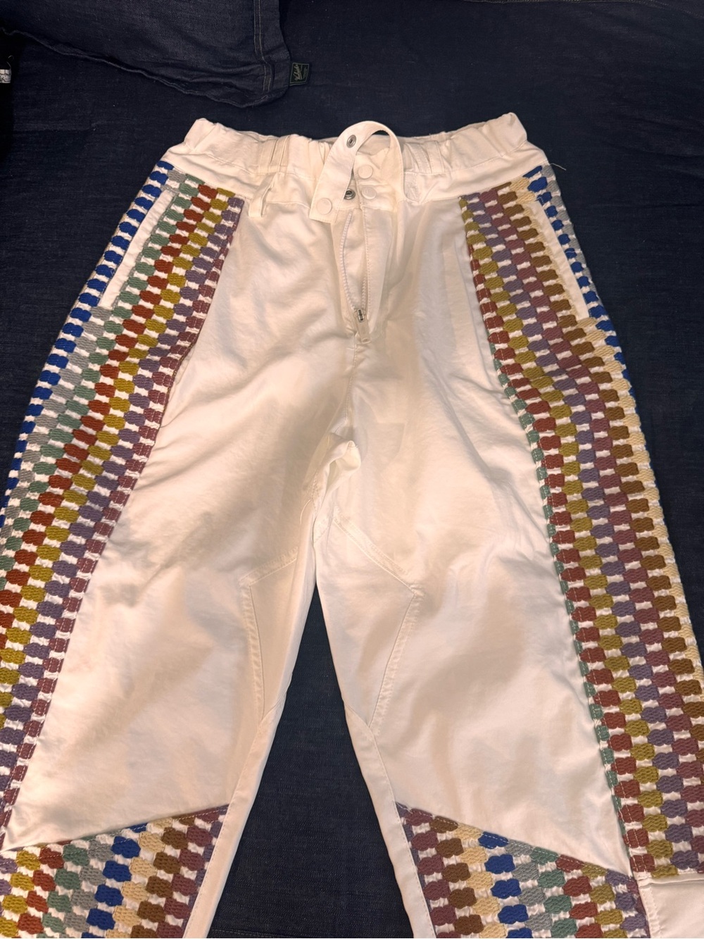 These are the Free People Movement Kaleidoscope Embroidered Pants